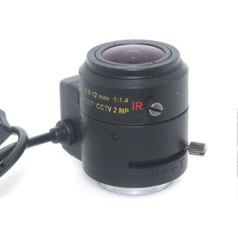 2MP HD 2.8-12mm Objectif CCTV CS Monture Manuel pour Caméra de Sécurité CCTV Caméra IP Caméra · 1 2.7 1.4 (1/5)