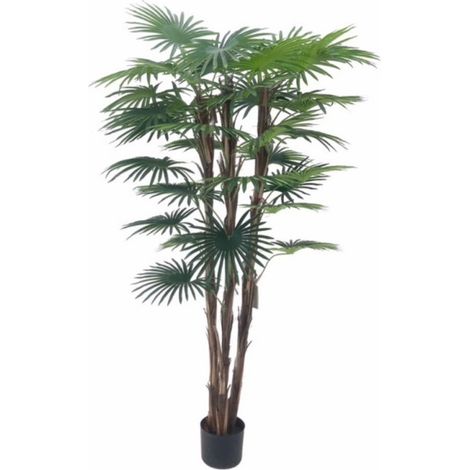 Palmera artificial enana con maceta - 140h cm (1/3)