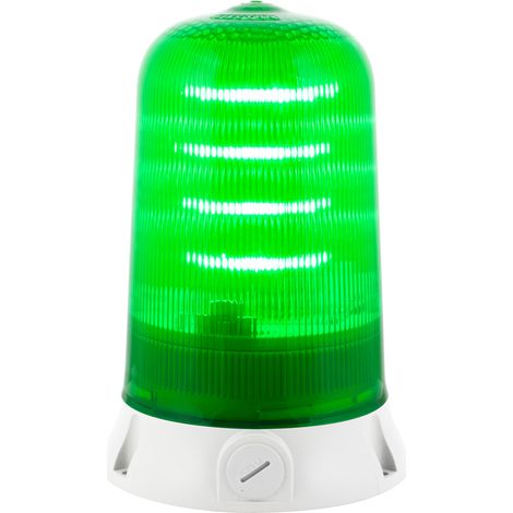 Balise clignotante à LED verte RS PRO, 12 24 V ( Prix pour 1 )