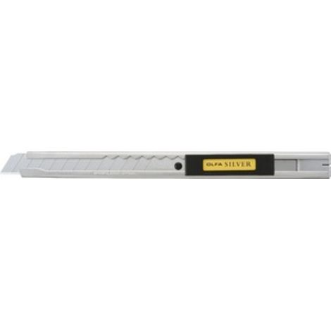 OLFA CUTTER  9 MM INOX SRV-1 C/BLOCCO AUTOMAT- ITW CONSTRUCTION PRODUCTS ITALY- 6,0 pz