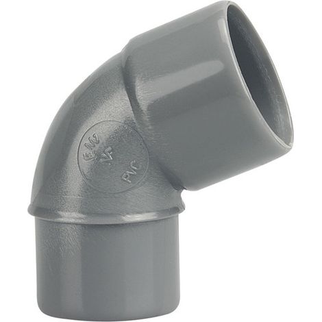 Codo pvc Wavin 3025927 ángulo 67°30 estanco