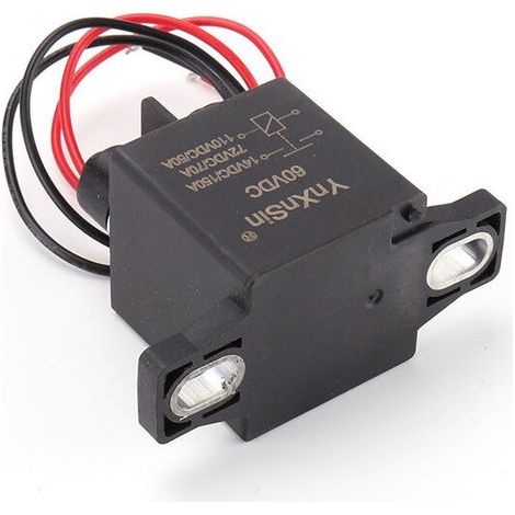 Relais coupe-arc magnétique puissant 60 V, relais haute tension CC 12 V 150 A pour véhicules à énergies nouvelles, relais coupe-arc magnétique puissant à double contact 60 V (double contact) 150 A (1/4)