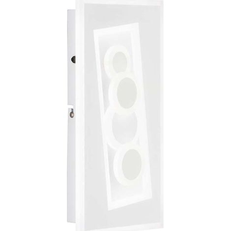 Applique murale applique métal blanc LED dimmable L 38 cm lampe de chambre (1/5)
