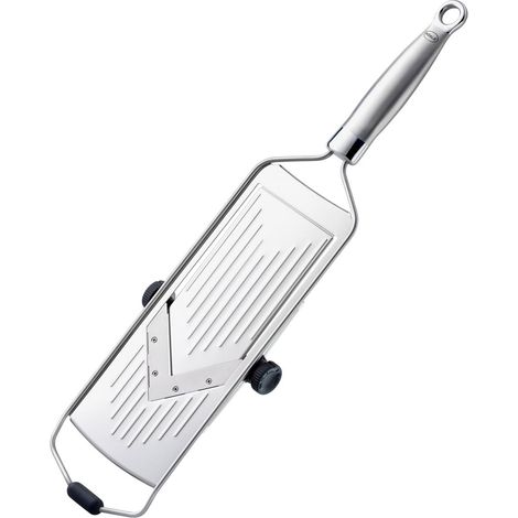 Rösle Gemüsehobel Chrom mit verstellbarer Klinge 46 cm