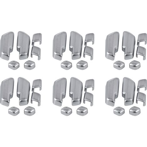 36 piezas de interruptores pulsadores cromados para ajuste de asientos de puertas de coche - Clase E W204 W205
