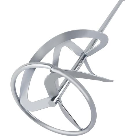 M14-120-600 agitateur pour agitateur 2600 watts (agitateur à mortier couleur agitateur à béton) - taille: 600mm×120mm, type D'interface: M14, Argent, Accessoire