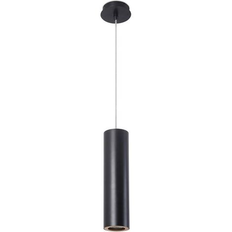 Leds-C4 Pipe - Plafonnier Slim à 1 Lumière Noir, Or 6,8 cm, GU10 (1/2)