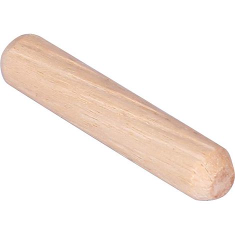 APEX Lot de 50 Goupilles en Bois Dur pour Tiroir D'armoire, Tiges Cannelées Rondes (M640) (1/4)