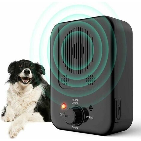 Anti Aboiement Chien, Ultrasons Anti aboiement, Automatique Anti-Aboiement Chien Ultrason Dispositif Étanche pour Les Petits et Grands Chiens (1/3)