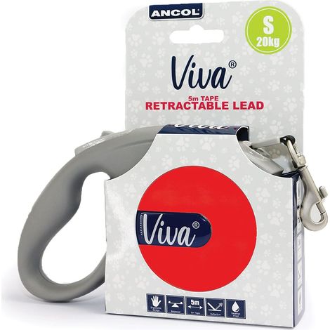 Ancol Viva Extend Lead Red - sml - 86725 (1/5)
