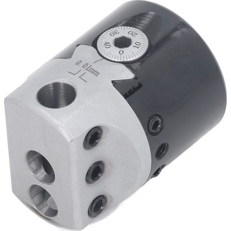 Verstellbarer 12-mm-Bohrkopf mit 0,01 mm Genauigkeit, 40CR F1-Stahl, 12-teiliges Bohrkopf-Werkzeugset zum Bohren (1/5)