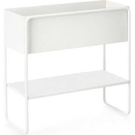Porta Fiore Madelyn Rettangolare per uso interno ed esterno. -50x22x63.5h / Nero