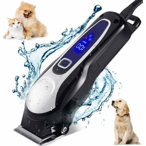 Tosaerba professionale per cani, tosaerba elettrico senza fili per cani a pelo lungo, tosaerba professionale per cani e gatti, kit per la toelettatura degli animali domestici, lama affilata sicura (1/5)