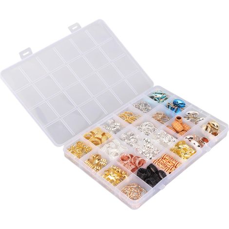 Bijoux de locks rétro, pendentif coquillage, perles africaines pour cheveux, bracelets de dreadlocks réglables, teinte inaltérable, lot pour coiffure ethnique. (1/5)