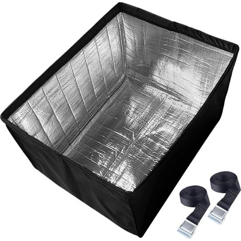 Housse de climatisation pour appareils extérieurs d'hiver Housse de climatisation pour l'extérieur étanche - Housse de protection isolée avec boucle (1/5)