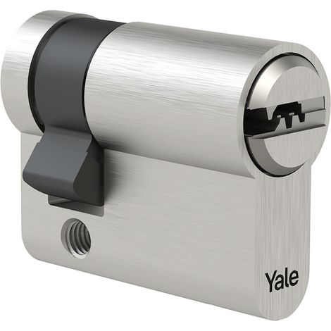 Yale Cilindro Serie 1000 - Mezzo Cilindro 41/10 - Nichel satinato (1/3)