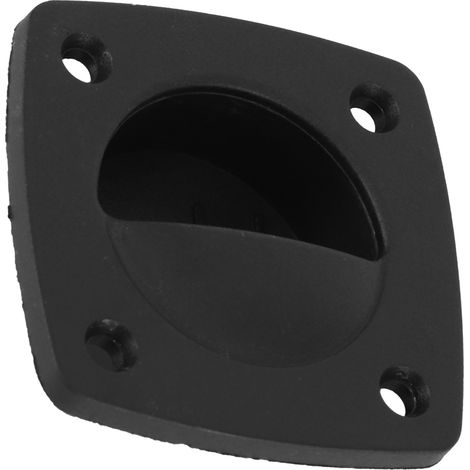Poignée de trappe de pont en nylon noir, accessoire pour yacht, bateau de pêche, marine. (1/5)