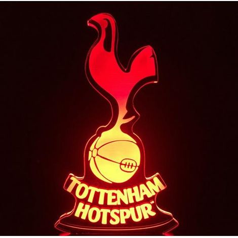Lampe de table LED 3D anime USB Tottenham Hotspur FC, cadeau de Noël pour les fans de football, lampe décorative pour enfants (1/5)