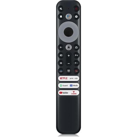 Remplacement Telecommande TCL Smart TV 4K UHD QLED - Aucun réglage requis - sans Fonction vocale (1/5)