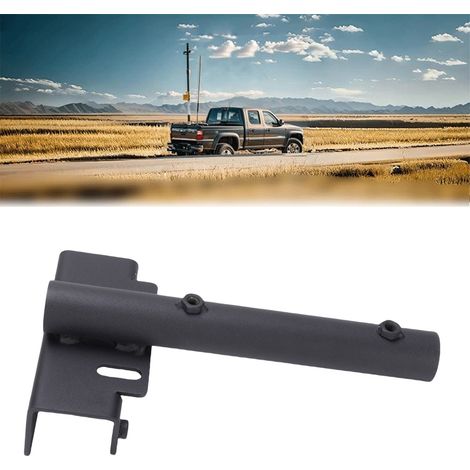 Soporte para bandera de camión sin perforaciones, soporte de acero al carbono para mástiles de 1,2 pulgadas con juego de 10 accesorios, práctico montaje multifuncional. (1/5)