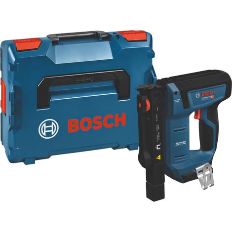 Cucitrice per legno a batteria Bosch GTH 18V-14 senza batteria e caricabatterie in L-BOXX