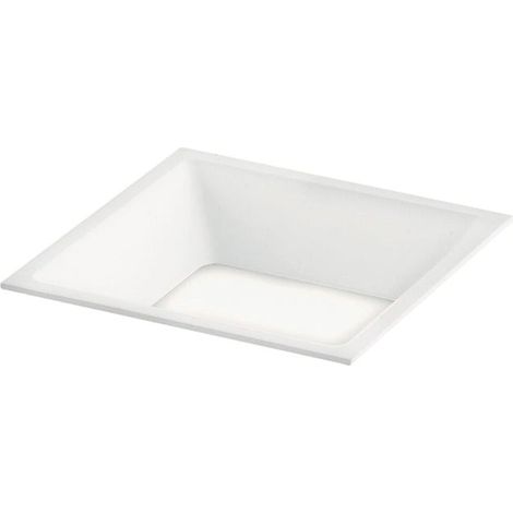 "Faretto ad incasso LED XANTO quadrato bianco con luce antiflesso 12W 4000K (luce naturale) 11x4.7 cm."