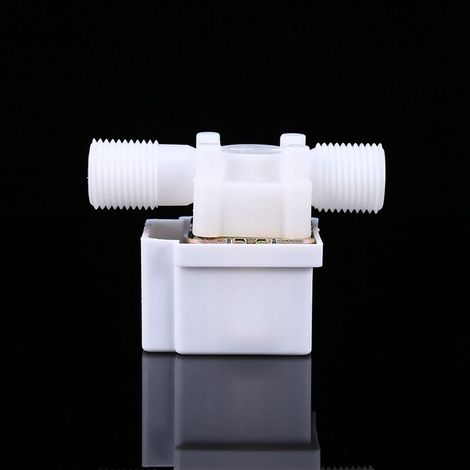 Électrovanne magnétique CC 12 V N/C, interrupteur de débit d'eau/air 1/2" (1/4)