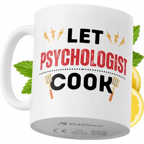 Mug humoristique pour psychologue, avec un texte amusant et un design graphique original. Idéal pour les anniversaires, les fêtes et les occasions spéciales. Mug premium pour la maison, le bureau et l