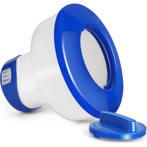 7" Floating Pool Dispenser, Automatic Chlorine Doser, Chlorine Dispenser, Outdoor Floating Doser, Chlorine Diffuser, Swimming Pool Chemical Dispenser (1/6)
