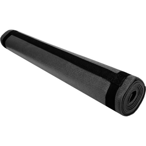 Aqua-Sport Powerstretch Pro Schwarze PVC-Yogamatte AS00052