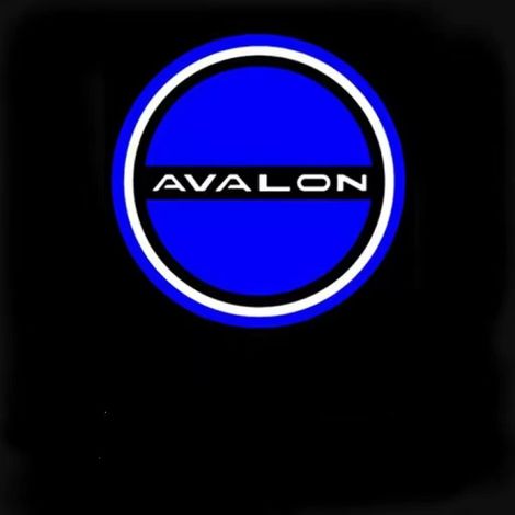 (4 pièces - logo 2) 2 lampes de bienvenue AVALON, éclairage d'ombre 3D pour portières de voiture, compatibles avec les véhicules AVALON, Tundra, Prius, RAV4, ALPHARD et Vellfire. (1/4)