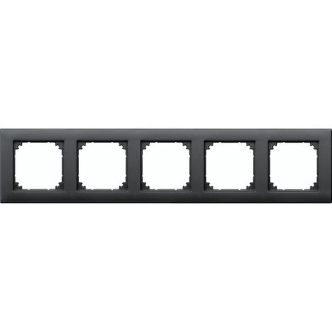 Merten M-Plan 486514 Abschlussplatte Anthrazit 5-fach (1/2)