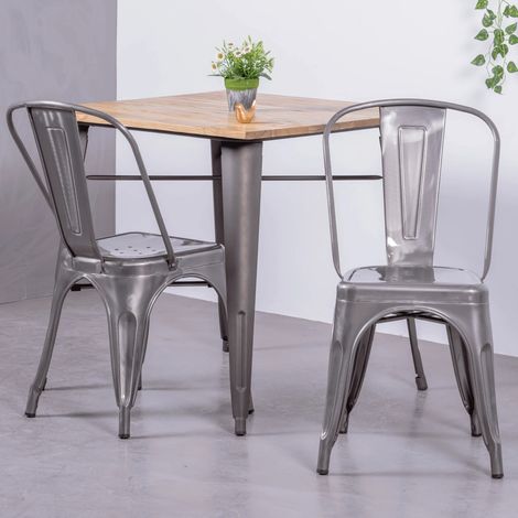 Nest Dream - Industriestuhl aus metallischem - Bistro - Metall