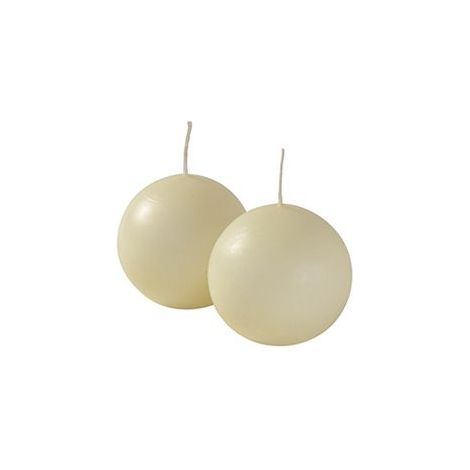 Cereria Di Giorgio Candele sfera Ø 4,5 cm (12 pz) - Avorio