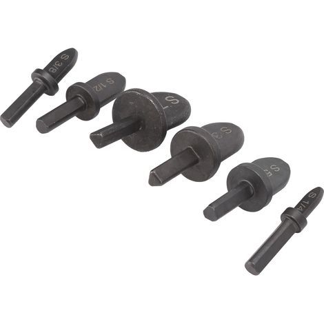 6Pcs Évaseur de Tube Manche Rond Outil d'Extension de Conduit Climatiseur Accessoire Perceuse (1/5)