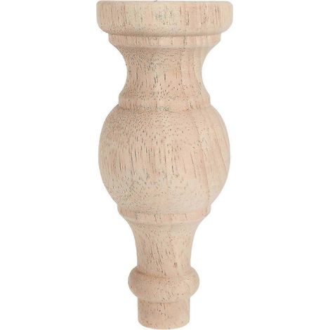 Pieds de meubles en bois de 5,89 x 2,55 pouces : pieds décoratifs robustes convenant aux canapés, tables, armoires, bancs, etc. (1/5)