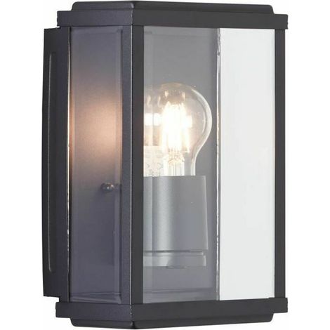 Applique exterieure GAIA Noir ampoule E27 max 60 W - Brilliant (1/4)