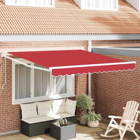 Markise Rot 300 x 250 x 165 cm Polyester