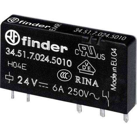 Finder Steck-/Printrelais 34.51.7.024.5010