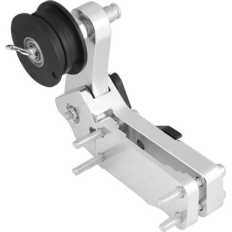galet tendeur de chaîne de moto, outil universel en alliage d'aluminium usiné CNC (argent) (1/5)
