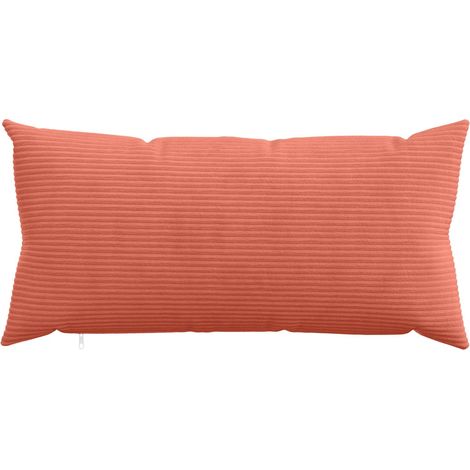 vidaXL Funda de almohada 2 pcs HEERLEN Rojo Naranja 40 x 70 cm pana (1/2)