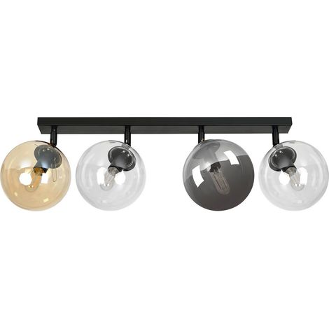 Plafonnier Emibig TOFI 4xE14 verre multicolore 70cm (1/5)
