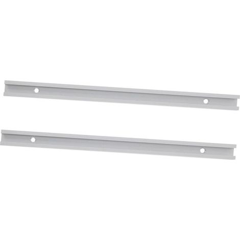 pièces Rail T Aluminium pour Menuiserie Lot de Rails T à Rainure Ouverte Profilé Aluminium Résistant et Facile à Installer pour Fixation et Accessoires (1/4)