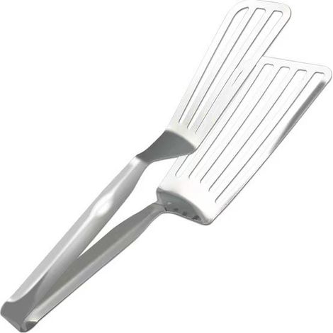 Spatule à frire, pinces à frire, pinces à viande en acier inoxydable, pinces multifonctions pour barbecue, pinces à poisson frit pour la cuisine (1/4)