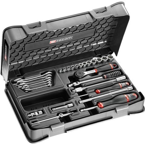FACOM Steckschlüssel-Set 1/4 R.161B, 27-tlg. (1/2)
