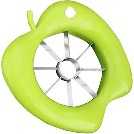 Éplucheur à pommes et poires avec 8 quartiers, séparateur à pommes, coupe-pommes en acier inoxydable, séparateur à fruits multifonctionnel (1/5)