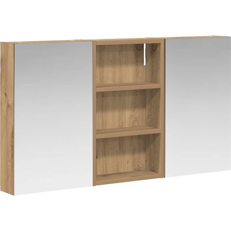 Maison Exclusive - Badezimmerschrank-Set 3 pcs 90 x 10,5 x 50 cm
