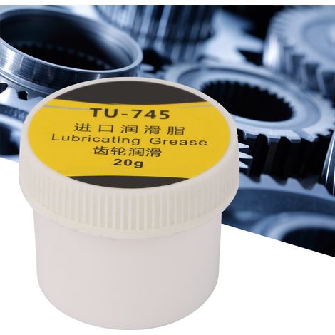 Graisse lubrifiante blanche 20 g pour rectifieuses, crème de lubrification pour engrenages TU-745 (1/5)