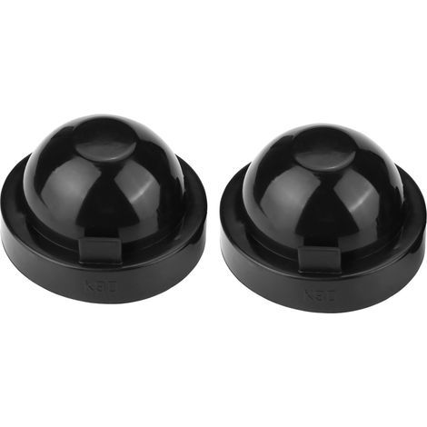2 pezzi, neri, 90 mm, faro a LED, guscio esterno in gomma, tappo antipolvere XL90 (1/5)