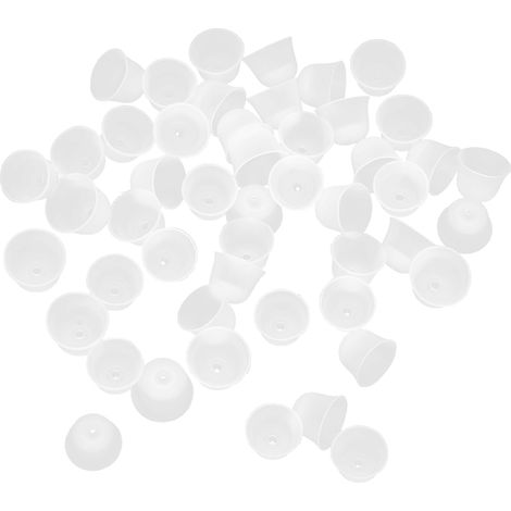 50 bouchons d'oreilles en silicone réutilisables, antibruit, protection auditive étanche, taille M (1/5)